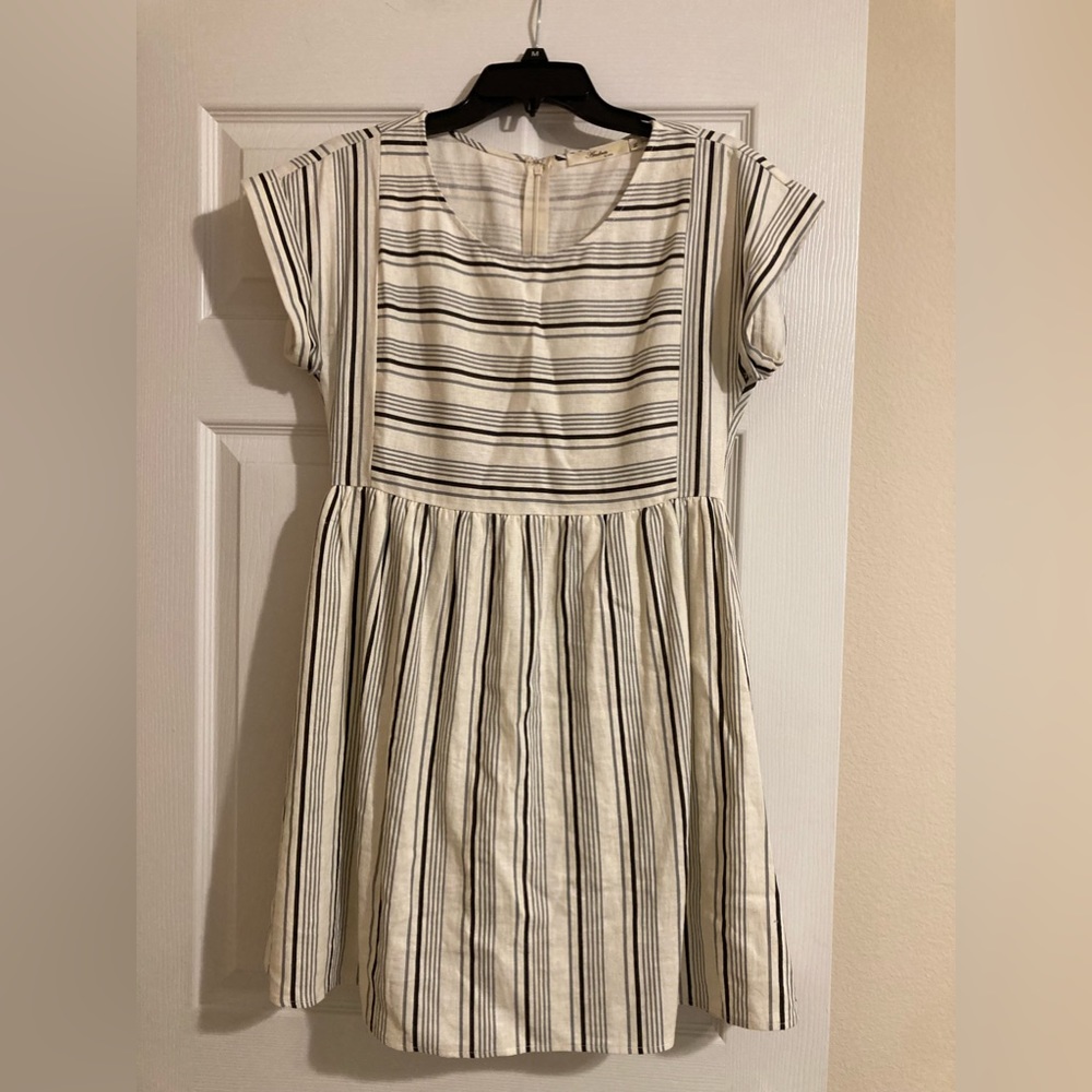 Linen Striped Sundress